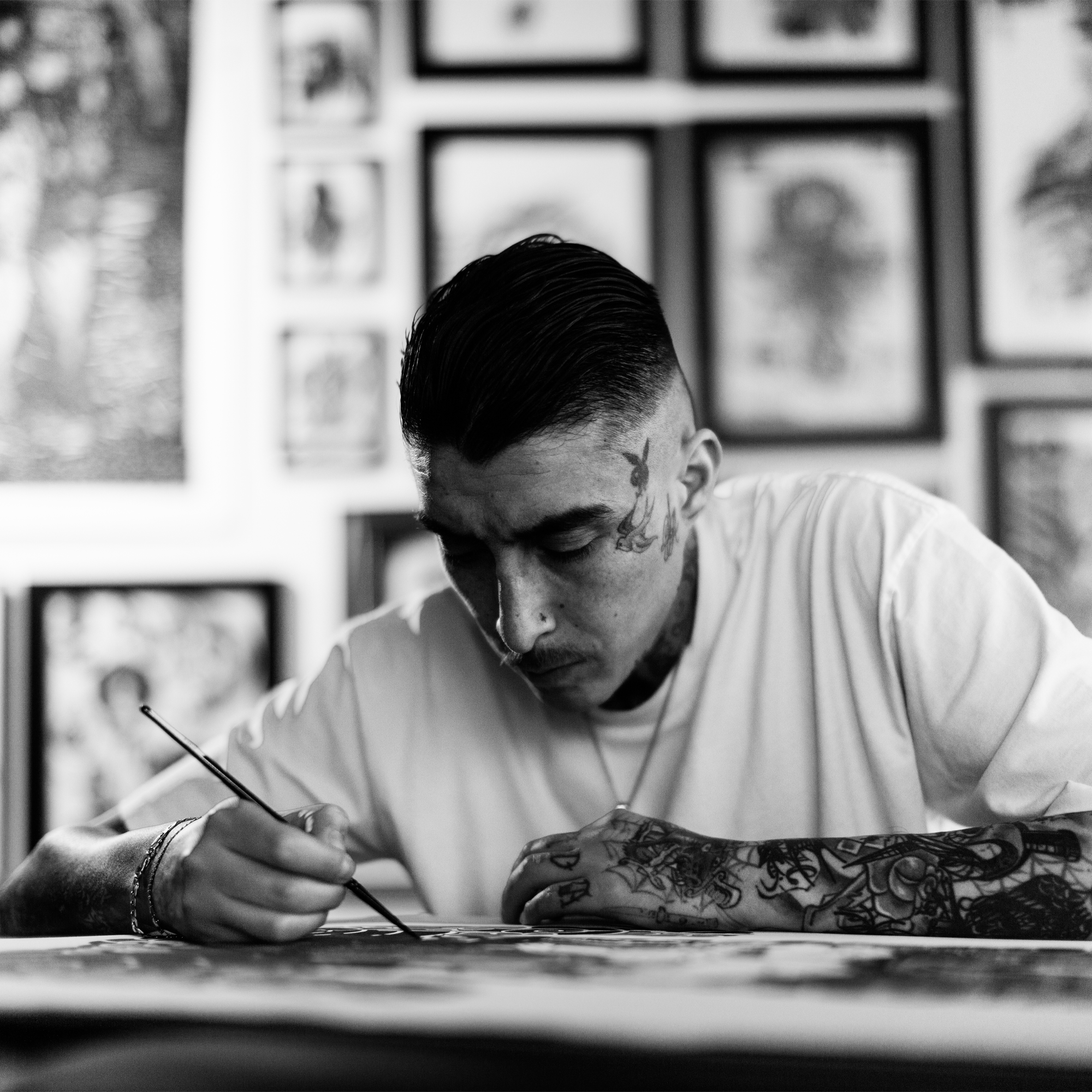 Fabian is an Auckland tattooist at Three Dice Tattoo specialising in Western traditional tattooing
